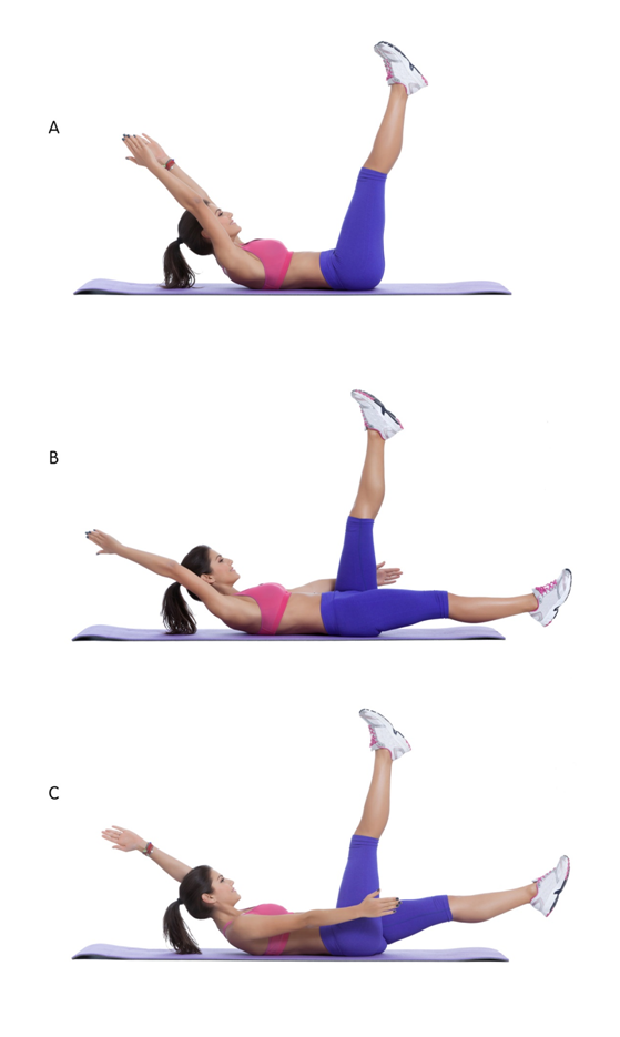 Try 10 reps of the Dead Bug to strengthen your core muscles! 